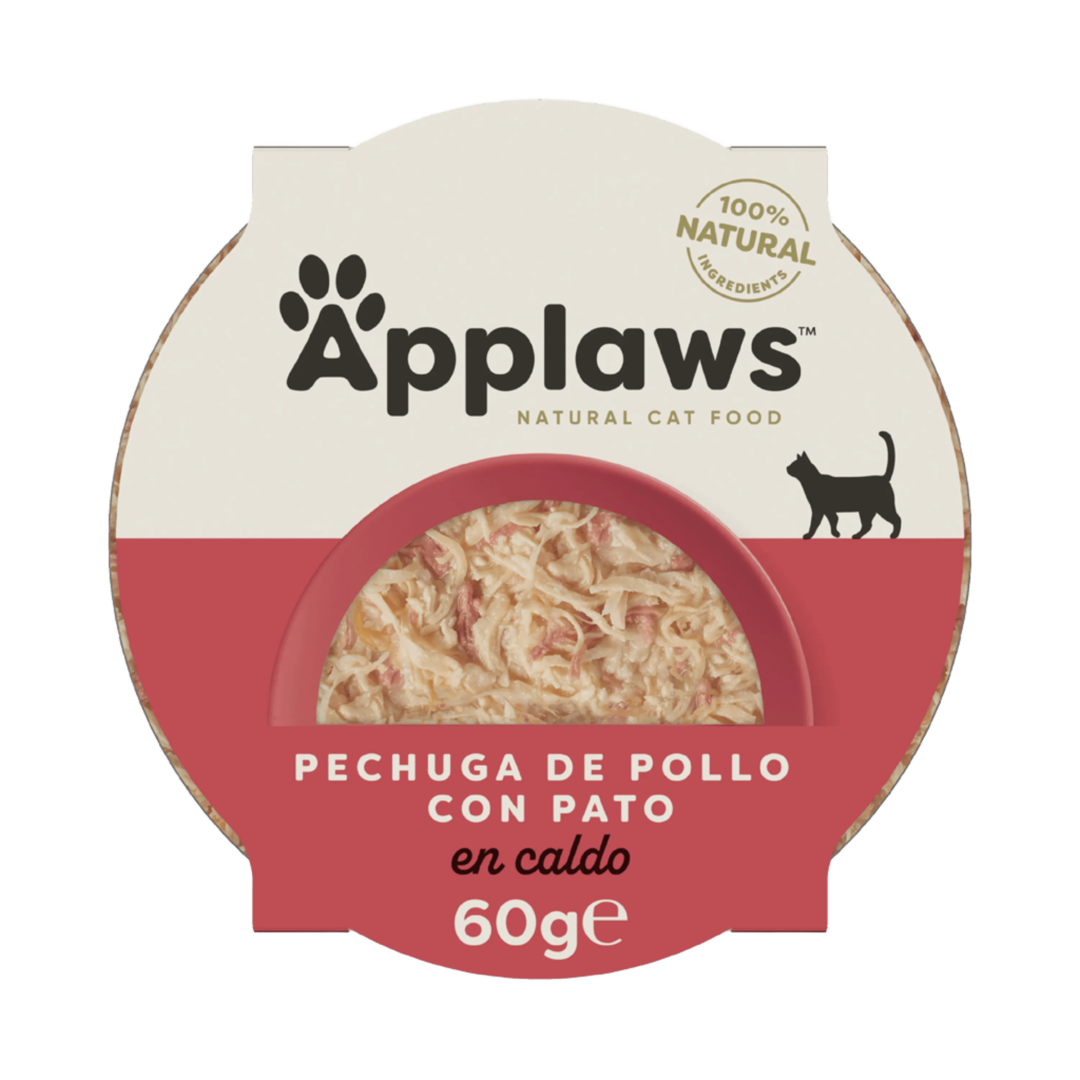 APPLAWS CAT TARRINA PECHUGA POLLO Y PATO 10XR