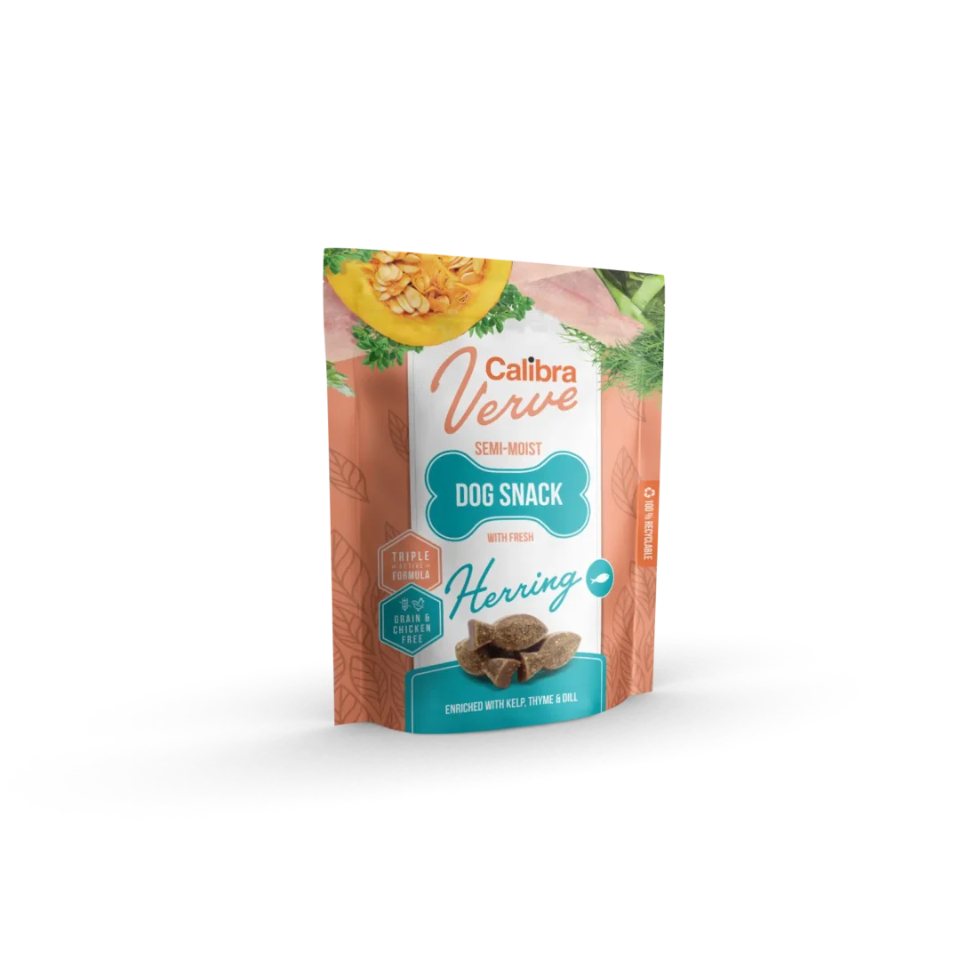 CALIBRA DOG VERVE SNACK SEMIHÚMEDO ARENQUE FRESCO