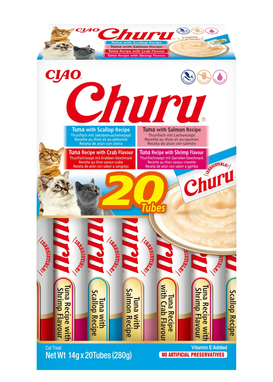 CHURU CAT VARIEDADES DE ATUN CON MARISCO 20
