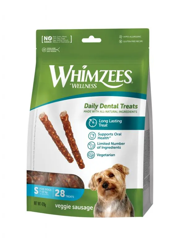 WHIMZEES BAG VEGGIE SAUSAGE S