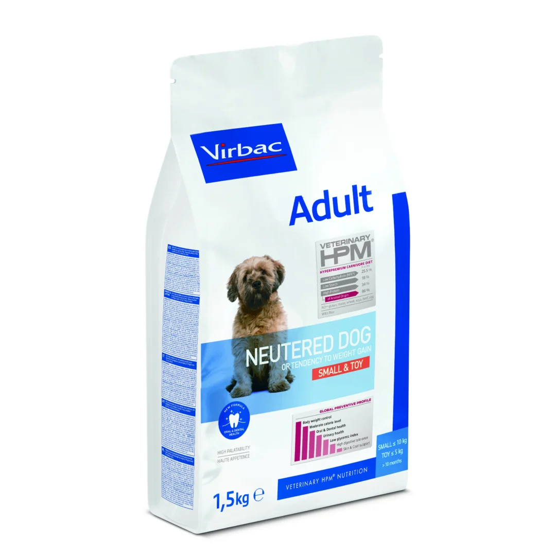 VIRBAC HPM ADULT DOG NEUTERED SMALL & TOY
