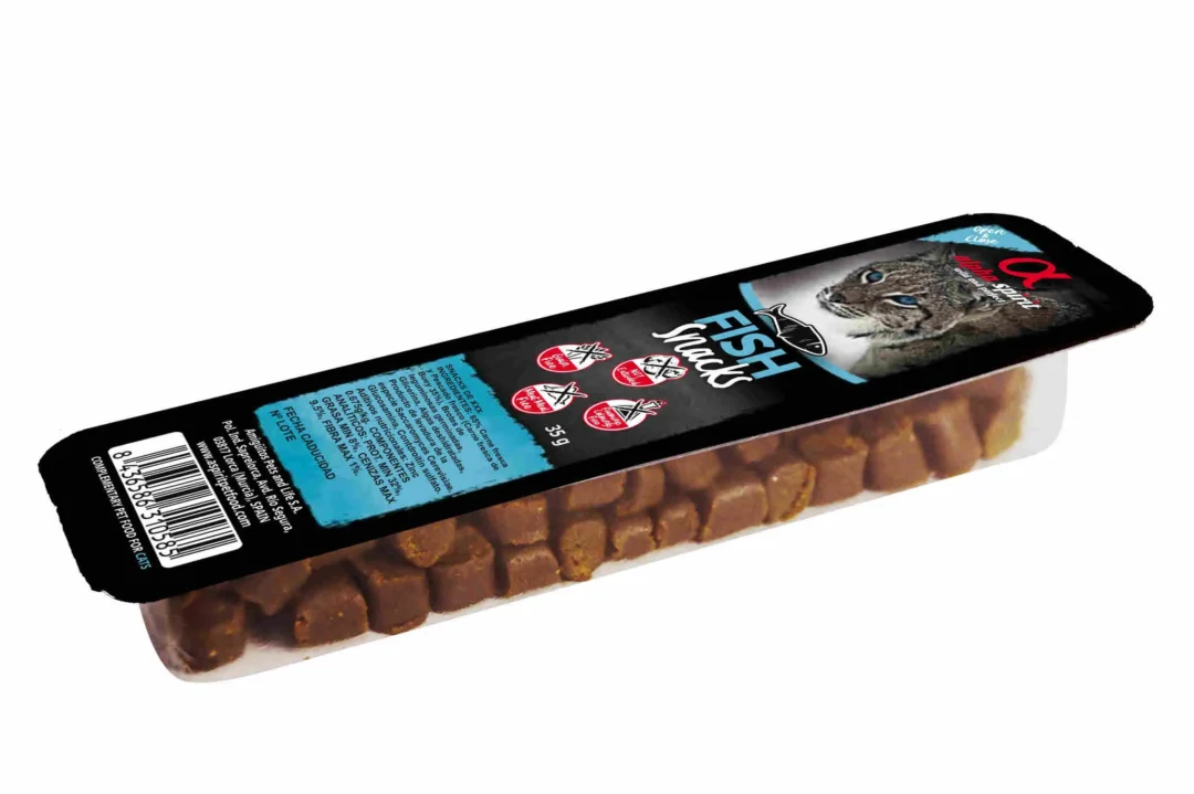 ALPHA SPIRIT FELINE SNACK PESCADO CAJA 16X35GR