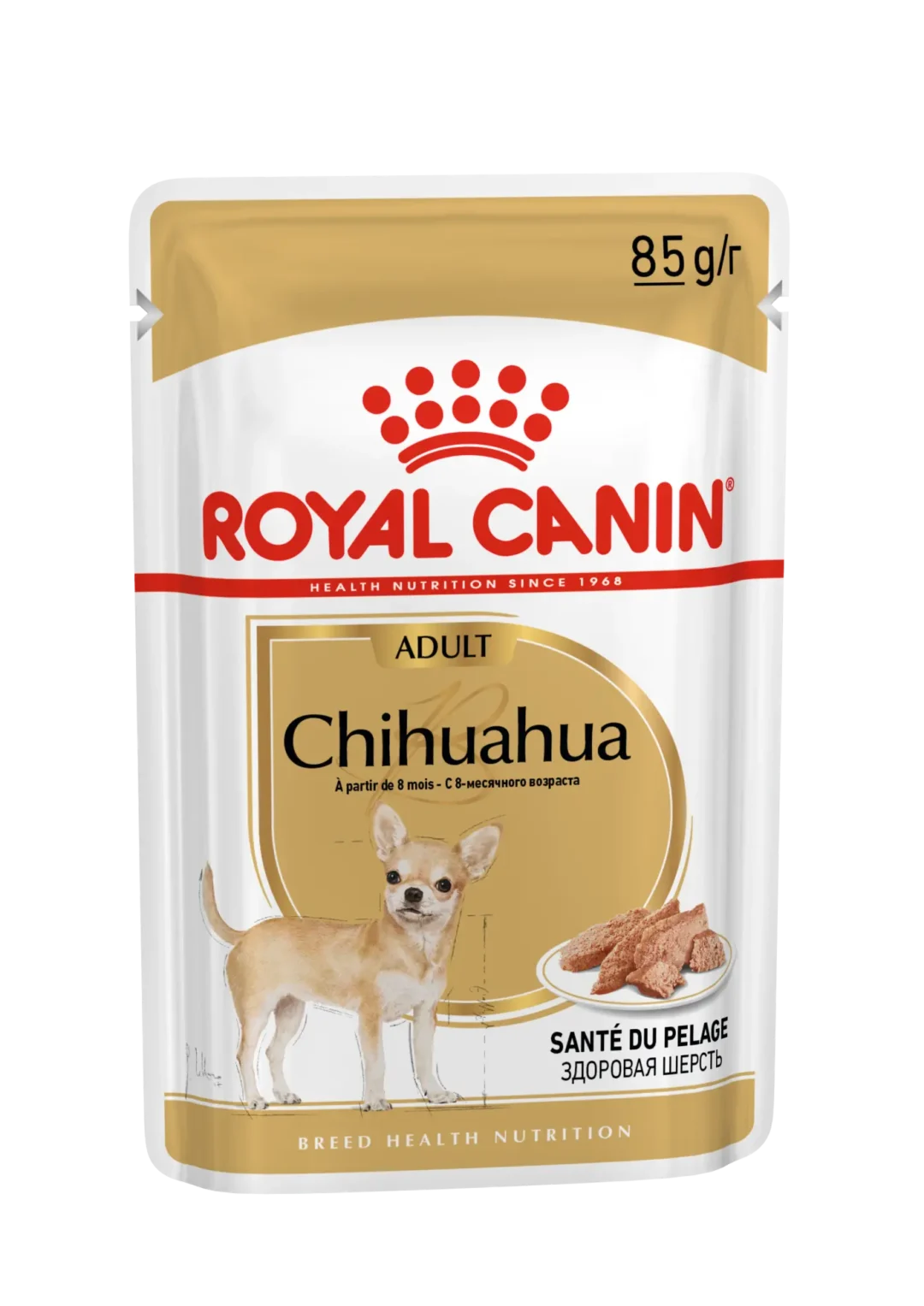 ROYAL CANINE ADULT CHIHUAHUA POUCH CAJA 12X85GR